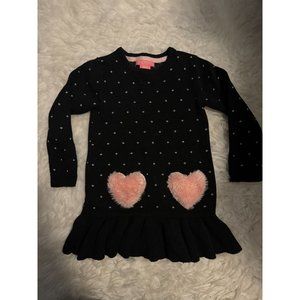 Isaac Mizrahi Knit Polka Dot Dress Girls Size S 5 6